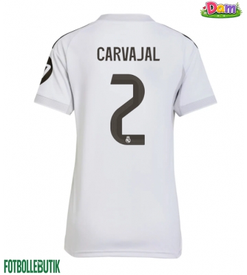 Real Madrid Daniel Carvajal #2 Hemmatröja Kvinnor 2025-26 Kortärmad